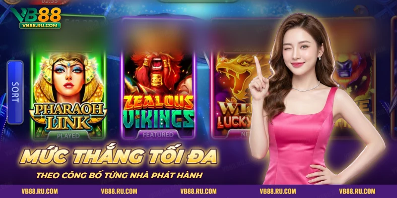 Ô game Pharaoh Link Zealous Vikings và Wild Lucky trong nhóm game nổ hũ