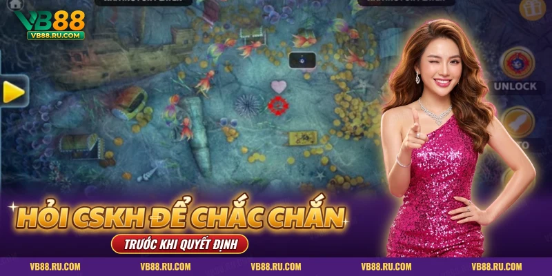 Màn bắn cá trực tuyến dưới đáy biển có kho báu và đàn cá nhỏ