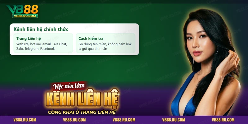 Thẻ kênh liên hệ chính thức và cách kiểm tra tên miền