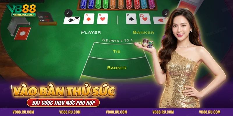 Bàn baccarat trực tuyến, nơi chuẩn bị trước khi ngồi vào bàn